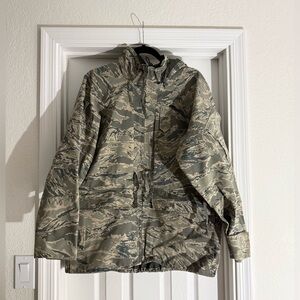 Military Camouflage Hooded Rain Jacket